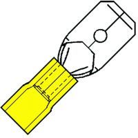 Geïsoleerde Vlaksteker 6,3x0,8mm voor 4,0-6,0 mm², PVC