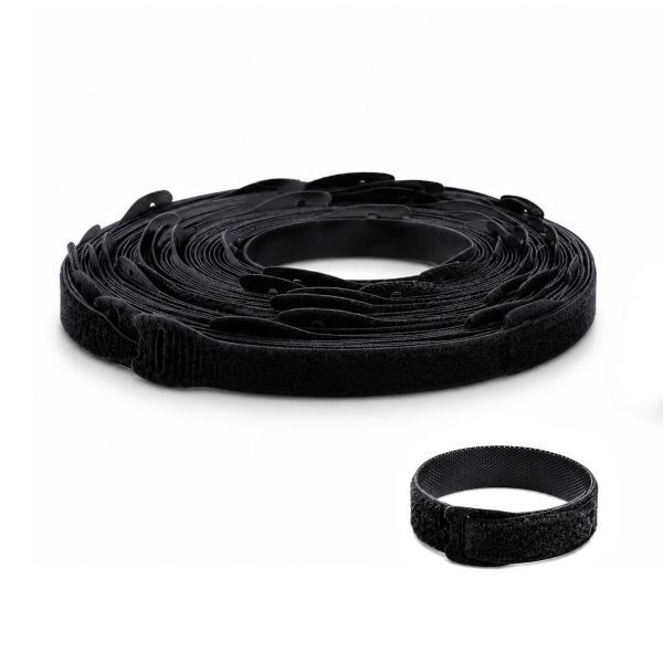 Mepac klittenband bundelband 20x330mm zwart