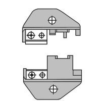 Matrijsset: Modulaire stekers RJ45 & 8P/8K Keyed&non-Keyed