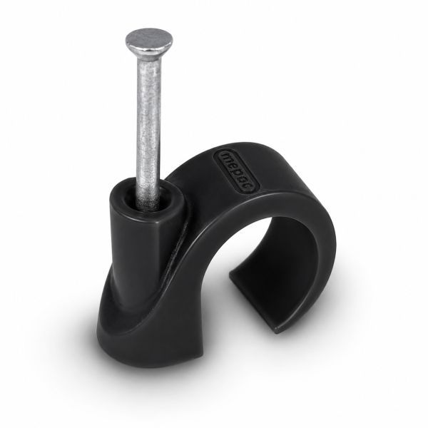 Mepac spijkerclip zwart 16-19mm 100 stuks | 421345