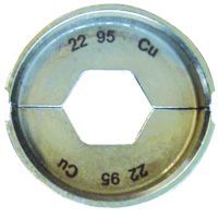 Matrijsset MS22, zeskantpersing, kabelschoen,doorsnede:95mm², DIN46235