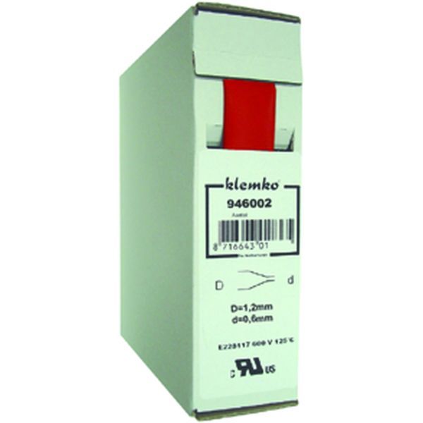 Krimpkous Polyolefin 3:1 In Trekbox rood 12 > 4mm