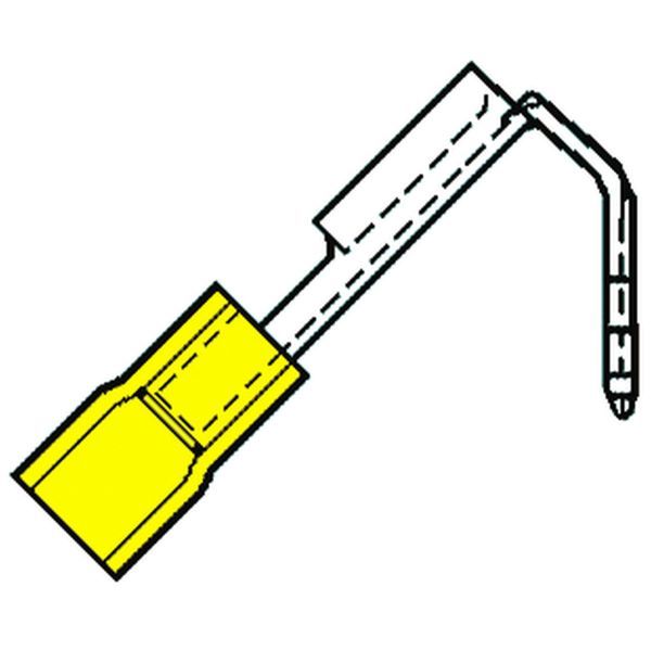 Nylon Geïsoleerde Vlakstekerhuls+tab 6,3mm voor 4,0-6,0 mm²