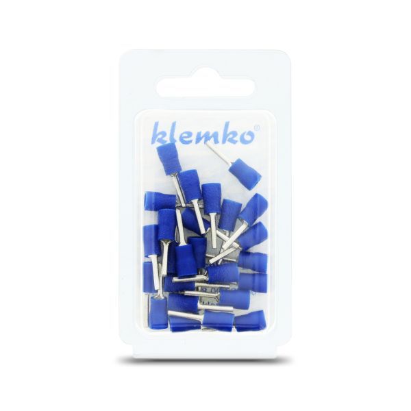 Klemko blister geïsoleerde pensteker P9,5 1,5-2,5mm² PVC | 170550