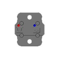 Wezag inzetmatrijs voor geïsoleerde vlakstekers en vlakstekerhulzen, 0,5-2,5 mm²