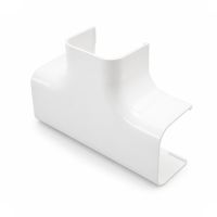Canalit T-stuk voor leidingkanaal airco wit RAL9010 90x65mm | 942065