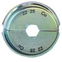 Matrijsset MS22, zeskantpersing, kabelschoen,doorsnede:25mm², DIN46235