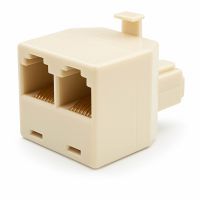 Klemko Modulair T stuk 1x male - 2x female RJ11 recht | 183405