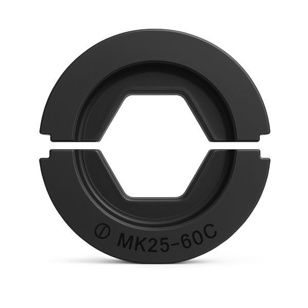 Inzetmatrijs kabelschoenen 60 kN rond, 185 mm² - DIN K25 hexagonaal