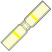 Waterdichte soldeer Föhnparallelverbinder 4,0 - 6,0 mm²