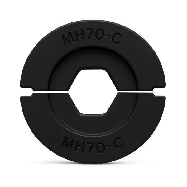 Inzetmatrijs kabelschoenen 130 kN rond 70 mm² hexagonaal