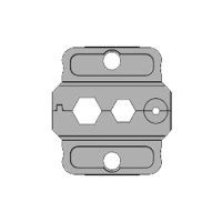 Wezag inzetmatrijs voor BNC connectoren RJ58, 59, 62, 71