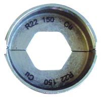 Matrijsset MS22, zeskantpersing, kabelschoen,doorsnede:150mm²,DIN40500