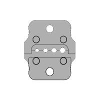 Wezag inzetmatrijs voor ongeïsoleerde penstekers, 0,14 - 4 mm²