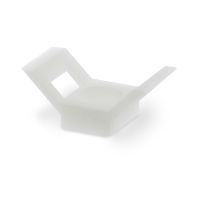 Schroefzadel 30x15mm transparant 100 stuks