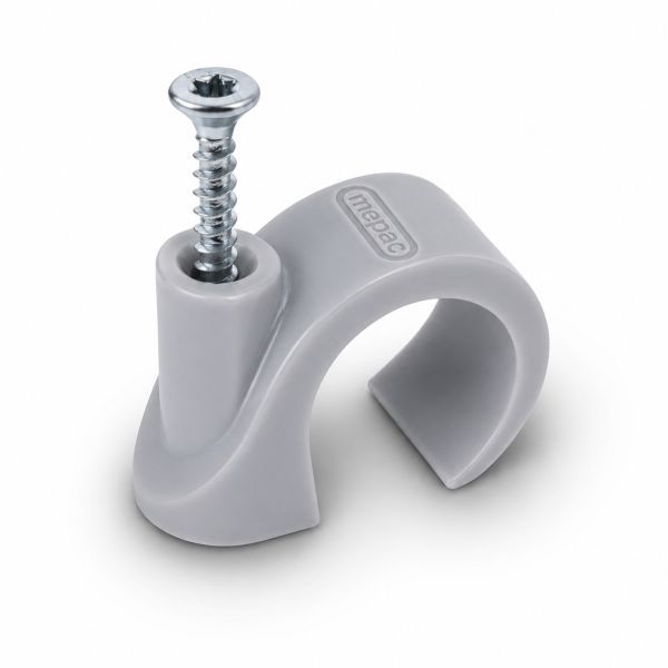 Mepac schroefclip grijs 16-19mm T10 100 stuks | 421515