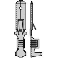 F-krimp ongeïsoleerde vlaksteker lip 6,3x0,8mm, 0,5-1,0 mm²