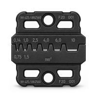 Wezag inzetmatrijs voor adereindhulzen, 0,14 - 10,0mm²