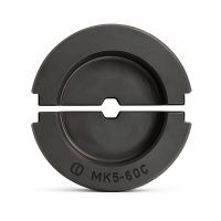 Inzetmatrijs kabelschoenen 60 kN rond, 6 mm² - DIN K5 hexagonaal