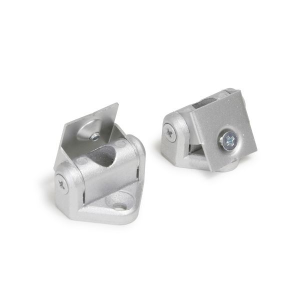 Profiel scharnier (2 stuks) voor Prof 30-02 en Prof 30-03 zilver