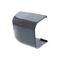 Eindkap 125x75mm, antraciet grijs