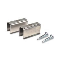 RVS montage clip voor Lumiko diffuus side ledstrip incl. schroef