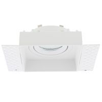 Vierkant verzonken trimless armatuur voor Lumiko modulair, wit, richtbaar