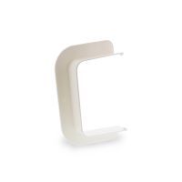 Plafond/wand eindstuk 140X90mm wit