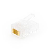 Klemko RJ11 connector 6p4c rond massieve kabel | 183248