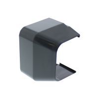 Verloopstuk 90x65mm, antraciet