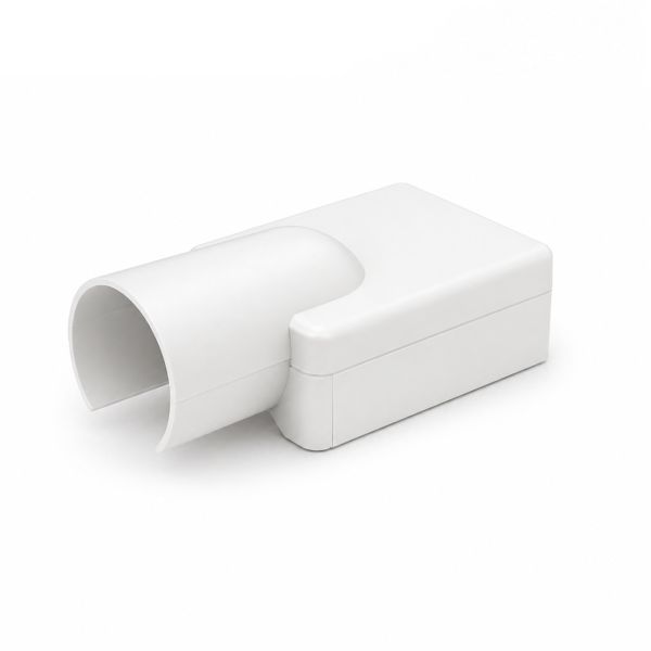 Canalit verloopmof 19mm voor Systeem25 leidingkoker 25x13mm wit RAL9010 - 2 stuks | 932071