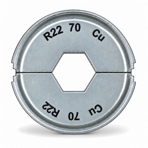 Klemko inzetmatrijs MS22 kabelschoen DIN40500 doorsnede 70mm² zeskantpersing