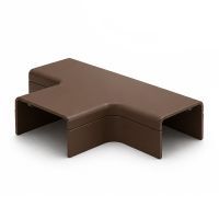 Canalit T-stuk met bodemstuk voor Systeem25 leidingkoker 25x13mm bruin RAL8028 - 2 stuks | 933051