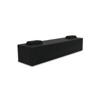 Rubberen ophoogblok tbv opstelbalk - 450mm, 2 stuks