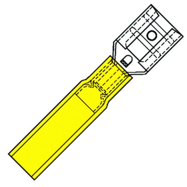 Waterdichte Föhnvlakstekerhuls 6,3x0,8 voor 4,0-6,0 mm²
