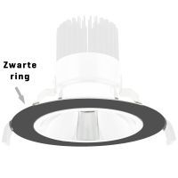 Ronde pasring 170mm voor Juno module, Zwart