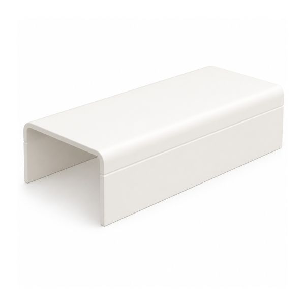 Canalit koppelstuk met bodemstuk voor Systeem25 leidingkoker 25x13mm wit RAL9010 - 2 stuks | 932031
