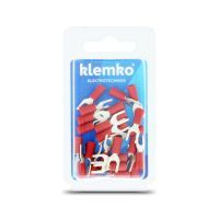 Klemko blister geïsoleerde vorkkabelschoen M4 0,5-1,5mm² PVC | 170230