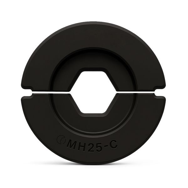 Inzetmatrijs kabelschoenen 130 kN rond 25 mm² hexagonaal