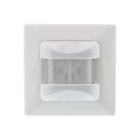 Bewegingsmelder wand inbouw LED 5-100W, 180°, 2-draads, 50x50/ 55x55, wit