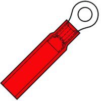 Waterdichte Föhnringkabelschoen M-6 voor draad 0,5-1,5 mm²