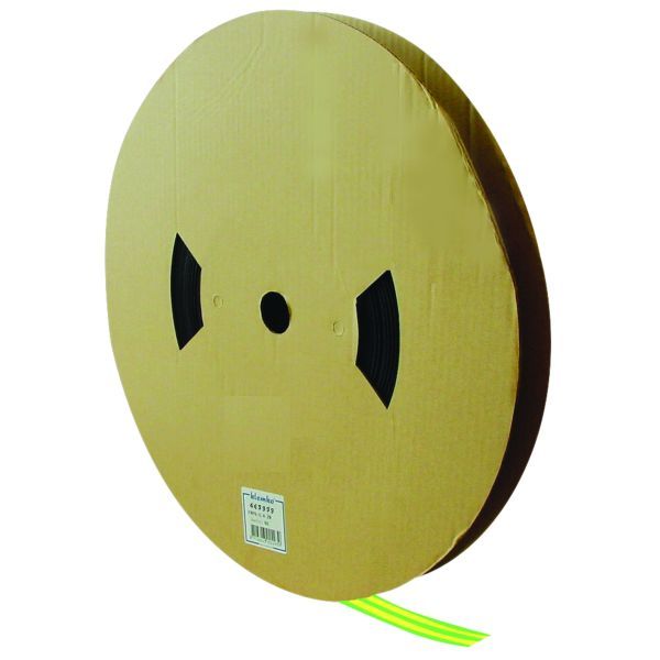 Haspel Krimpkous Polyolefin Geel / Groen krimpt 1:2 D=2.4mm