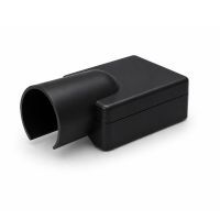 Canalit verloopmof 16mm voor Systeem25 leidingkoker 25x13mm zwart RAL9005 - 2 stuks | 934061