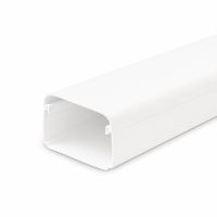 Canalit leidingkanaal voor airco's en warmtepompen wit RAL9010 125x75mm - verpakt 2 meter | 940275