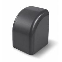 Canalit eindkap voor leidingkanaal airco en warmtepomp antraciet grijs RAL7016 125x75mm - 10 stuks zonder folie | 941679-B
