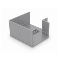 Canalit vlakhaakstuk voor M5 kabelkanaal 90x60mm grijs