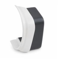 Canalit aansluitstuk met flexibele rand voor leidingkanaal airco antraciet grijs RAL7016 90x65mm | 942366