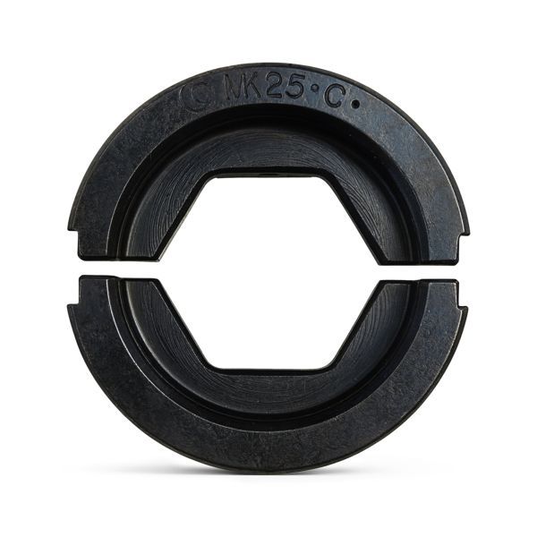 Inzetmatrijs kabelschoenen 130 kN rond, 185 mm² - DIN K25 hexagonaal