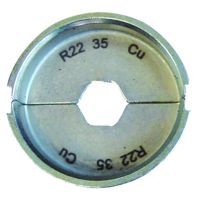 Matrijsset MS22, zeskantpersing, kabelschoen,doorsnede:35mm², DIN40500