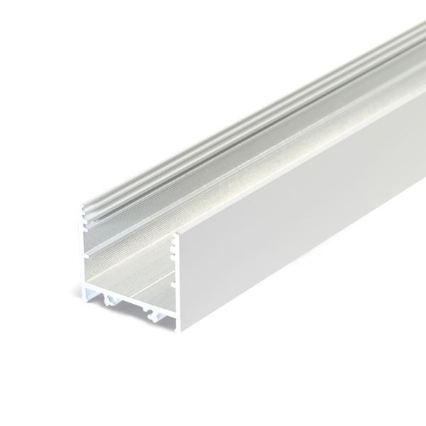 Profiel 30, type 30-02 opbouw recht, wit, 2 meter